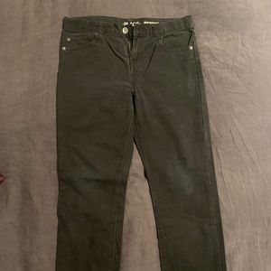 TCP Black Stretch Skinny Jeans Sz 12 Husky